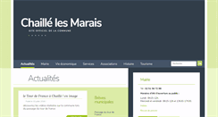 Desktop Screenshot of mairie-chaillelesmarais.fr
